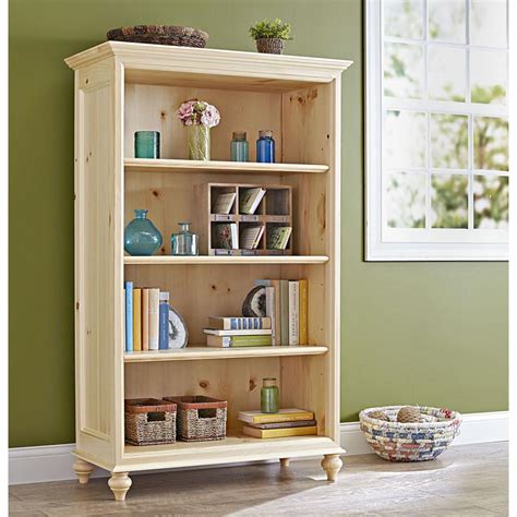 Simple Pine Bookcase Plans
