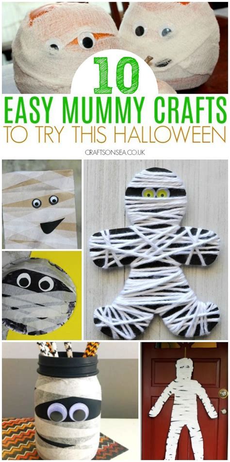 Easy Mummy Crafts For Kids Mummy Crafts Arts And Crafts For Teens