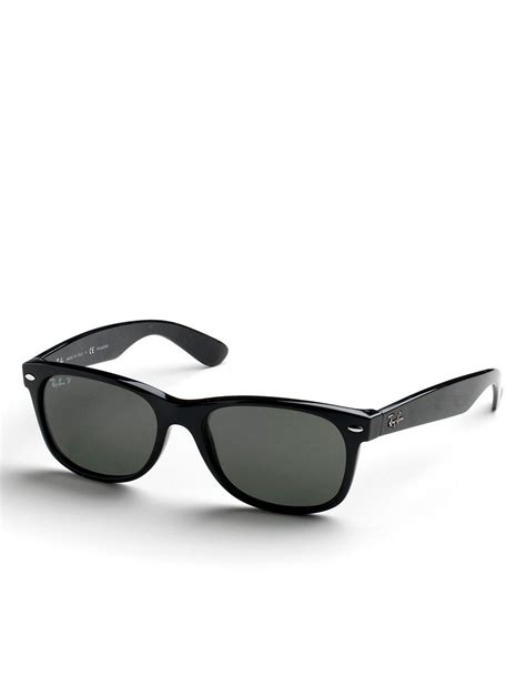Ray Ban Wayfarer Sunglasses In Gray For Men Dark Grey Lyst