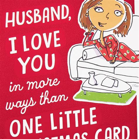 love you in so many ways christmas card for husband with mini cards greeting cards hallmark