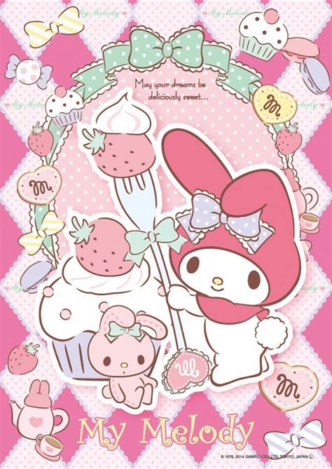 blippo kawaii shop — tinkevidia sanrio my melody hello kitty art cute poster pastel poster