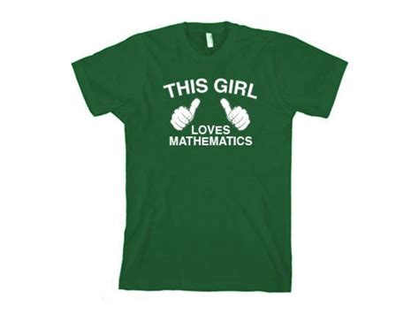 Funny T Shirt This Girl Loves Math T Shirt Math Teacher Etsy T Shirts For Women Cool Shirts