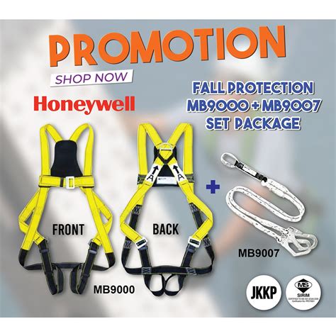 Honeywell Full Body Fall Protection Harness Lanyard Package Shopee