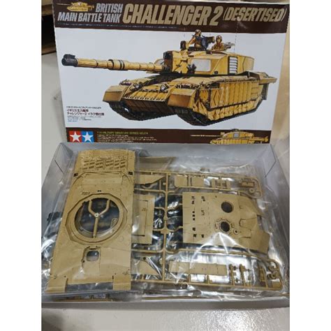 Tamiya 135 35274 Main Battle Tank Challenger 2 Desertised Kit Shopee