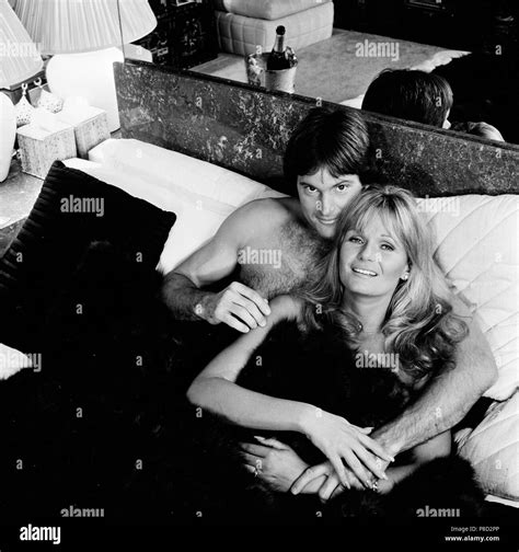 Can T Stop The Music Valerie Perrine Bruce Jenner Date Stock Photo Alamy