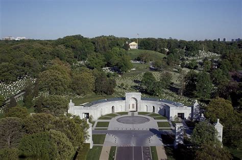 Aerial View Of Arlington Cemetery Arlington Virginia Aerial View