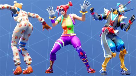 On this page, you can easily and quickly see all changes for each major update (all seasons included) of the game. Fortnite All Dances Season 1-7 Updated to Mime Time - YouTube