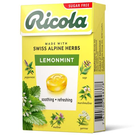 Ricola Candy Lemon Mint 40g Tops Online