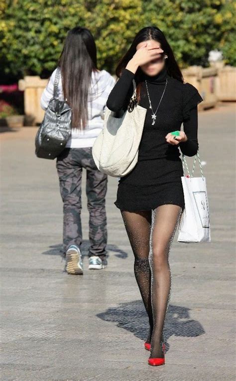 pantyhose legs candid thighs girl fashion punk asian style women s work fashion swag
