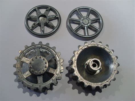 Taigen Panzer Iv Metal Sprockets And Idlers 116 Scale Rc Tank