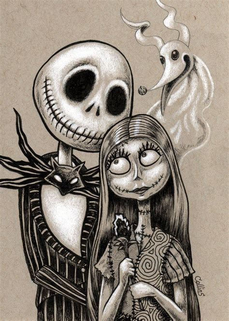 Jack Skellington And Sally Images Coloring Book