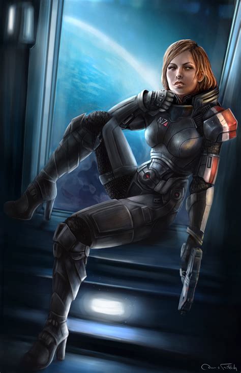 Commander Shepard By Jorsch On Deviantart