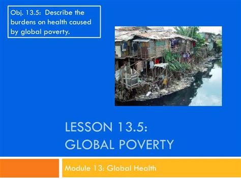 Ppt Lesson 135 Global Poverty Powerpoint Presentation Free