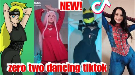 2 Phut Hon Remix Zero Two Dancing Tiktok Compilation Youtube
