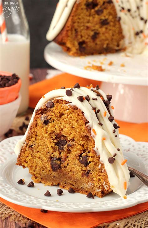 I think served on wooden slices also looks so cute and festive. Pumpkin Cake Recipes to Make on the First Day of Fall in ...