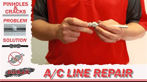 Surandr Ac Line Repair Double Sided Compression Union Youtube