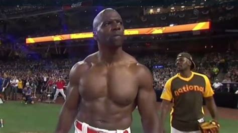 Terry Crews ‘pec Dance At Mlb All Star Celebrity Game