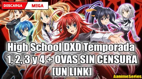 Descargar High School Dxd Temporada 1 2 3 Y 4 Ovas Sin Censura Por