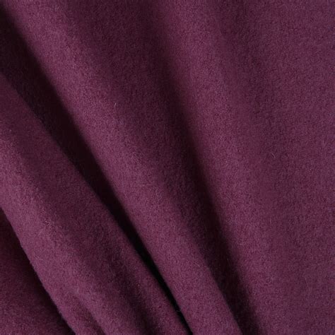 Boiled Wool Mulberry Plum Bloomsbury Square Dressmaking Fabric