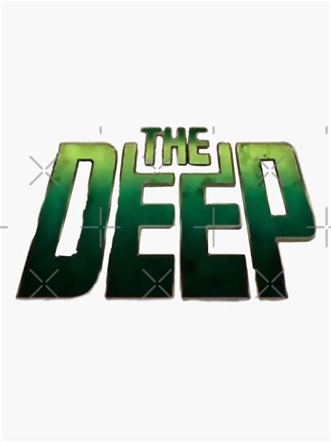 The Deep Logo Sticker By Thehomelander Redbubble
