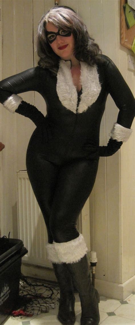 a marvel comic black cat cosplay costume