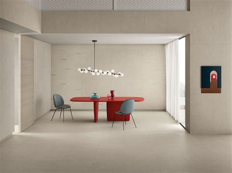 Porcelain Stoneware Wallfloor Tiles With Stone Effect Arkistone Ivory