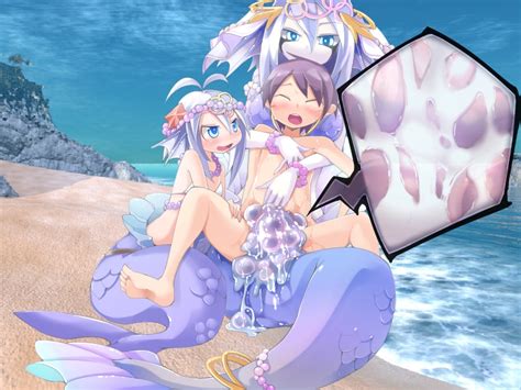 2girls elle femdom luka mon musu quest mermaid mon musu quest monster girl multiple girls