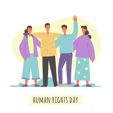 Free Vector Flat Design International Human Rights Day