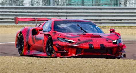 Watch Ferrari Put The New 296 Gt3 Racer Through Its Paces At Fiorano
