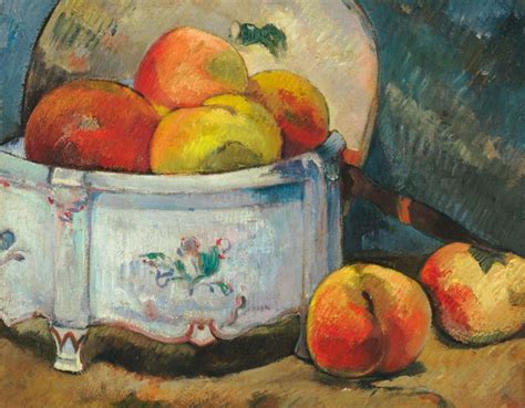 Still Life With Peaches Pears And Grapes Pierre Auguste Renoir