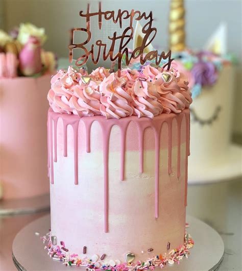 Baby Pink Drip Cake Sugar Whipped Cakes Website