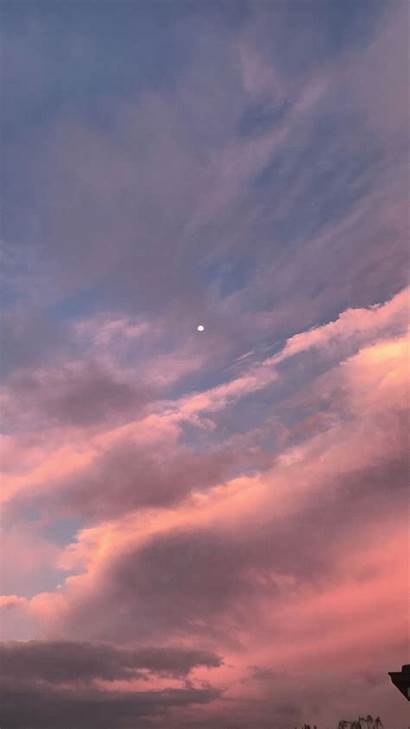 Aesthetic Sky Sunset Cloud Clouds Pink Iphone