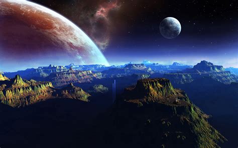Fantasy Planet Space Art Wallpaper X
