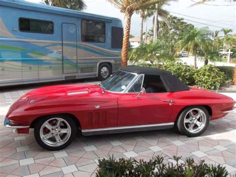 66 Corvette Convertible Resto Mod For Sale Chevrolet Corvette 1966