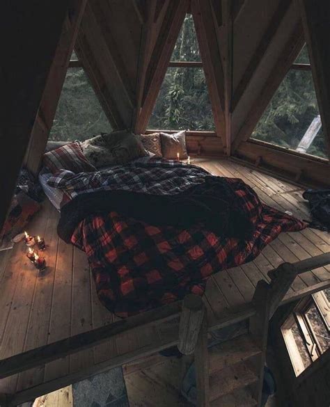 A Cosy Loft Bedroom In 2020 Dream Rooms Cabin Loft Aesthetic Rooms