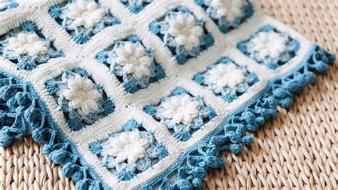 Flower Baby Blanket Crochet Pattern ️ Mycrochetpattern