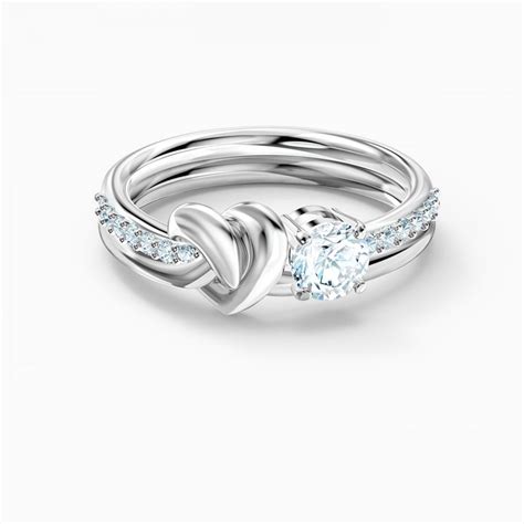 Swarovski Lifelong Heart Ring White Acotis Diamonds