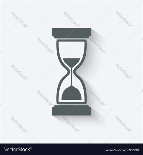 Hourglass Symbol Royalty Free Vector Image Vectorstock