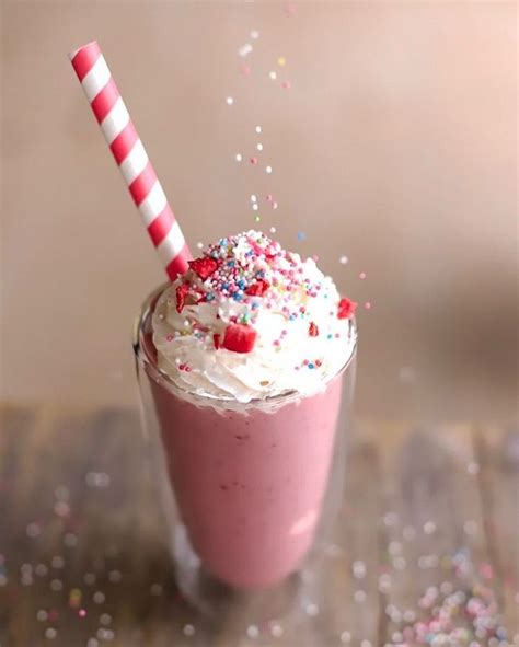 Plant Based Pink Shake Milkshake Plantbased Vegan Pink Yummy Freak Shakes Milkshake