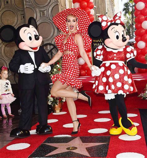 Katy Perry Celebrates With Minnie Mouse As Icon Gets Hollywood Star