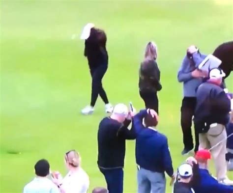 Golfer Tyler Duncan Hits Wife On Head From 202 Yards At Pga Tour Event And Warns Fans Dont