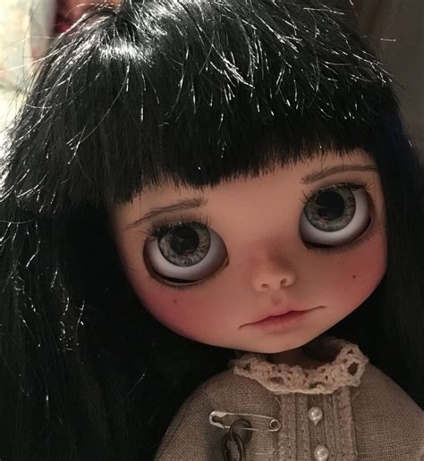 Aster Custom Blythe Doll By Lovelaurie Blythe Dolls Doll Face Blythe