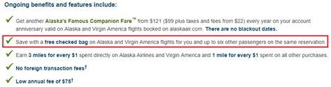 The companion certificate can be used to bring a companion on a paid alaska fare from $121 ($99 fare + taxes and fees from $22). PSA: Free Checked Bags on Alaska Airlines by Linking BofA Credit Card to Mileage Plan Number
