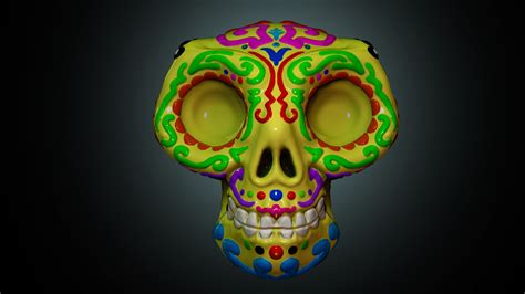 Artstation Mexican Skull