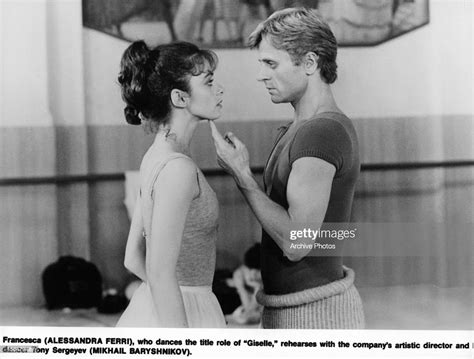 Alessandra Ferri Is Guided By Mikhail Baryshnikov In A Scene From The News Photo Getty Images