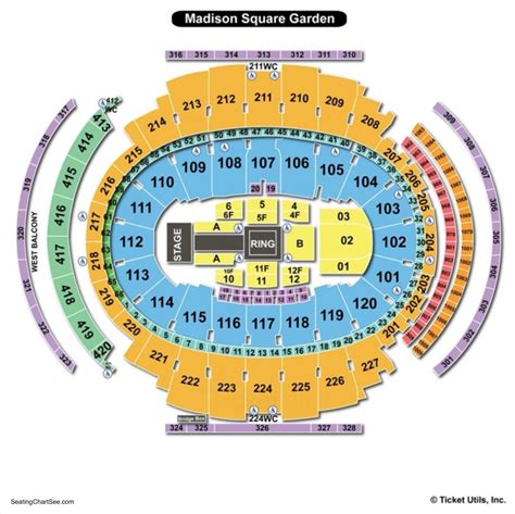 Madison Square Garden Concert Floor Seating Chart Crcaudiodesigns