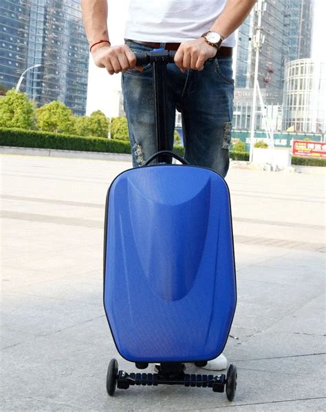 Factory High Quality Multi Function Foldable Scooter Suitcase Trolley