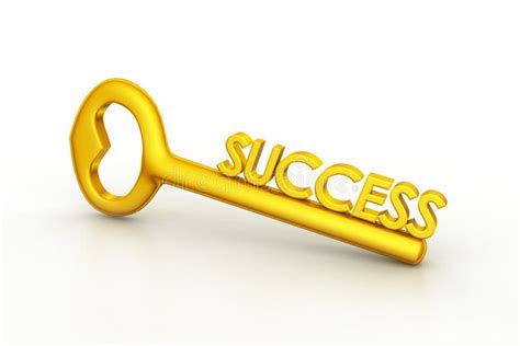 Golden Key To Success Stock Illustration Illustration Of Estate 37076080