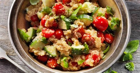 Salades de pâtes, riz, pommes de. Recette de salade de quinoa estivale | Zeste