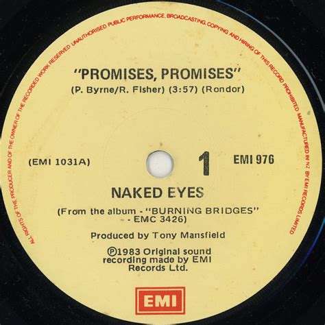 Naked Eyes Promises Promises Vinyl Discogs